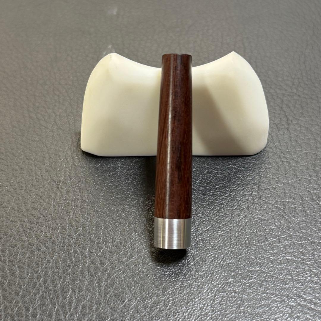 老眼オヤジ　2紫鉄刀木　木製後軸(長) 【Enjoy f】⭕️中間パーツ不要