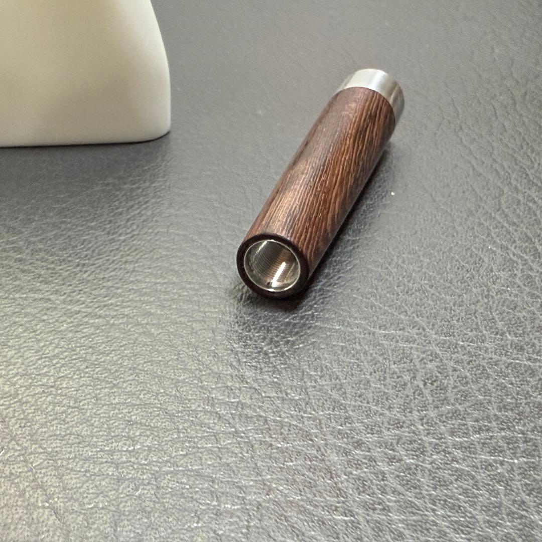 老眼オヤジ　2紫鉄刀木　木製後軸(長) 【Enjoy f】⭕️中間パーツ不要