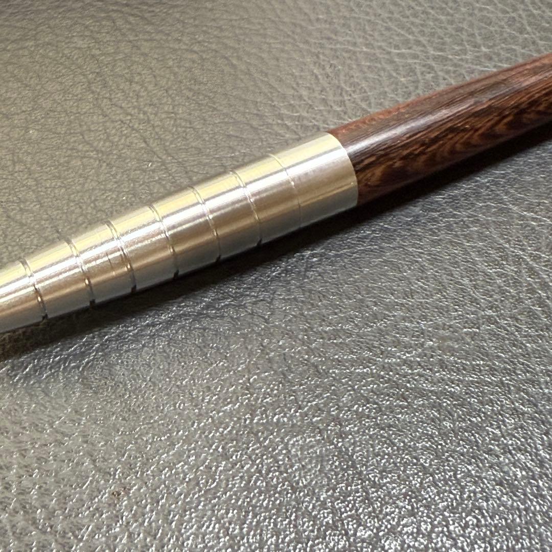 老眼オヤジ　2紫鉄刀木　木製後軸(長) 【Enjoy f】⭕️中間パーツ不要