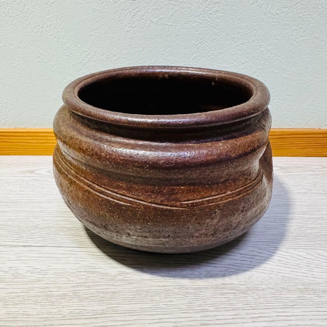 備前焼　藤原陶斉　丸茶瓶