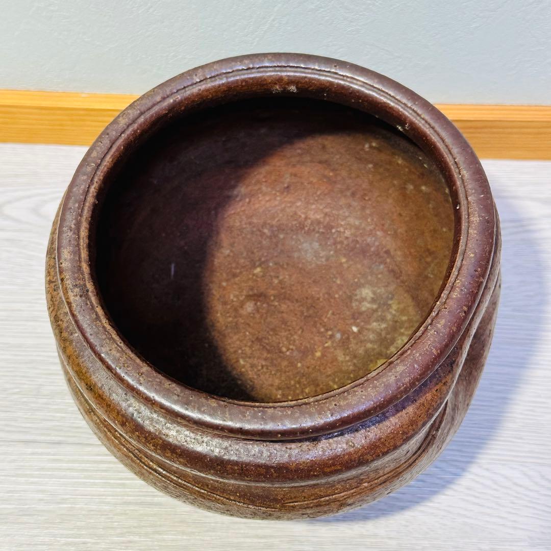 備前焼　藤原陶斉　丸茶瓶