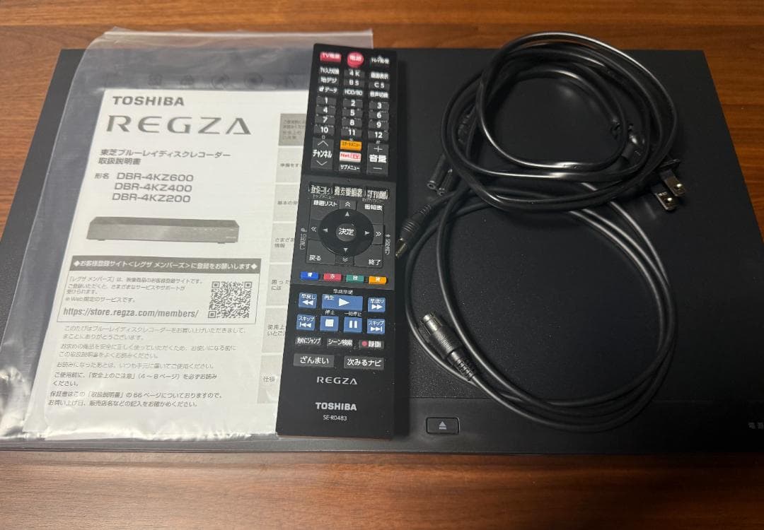 REGZA DBR-4KZ600 (4Kレグザ ブルーレイレコーダー) 6TB