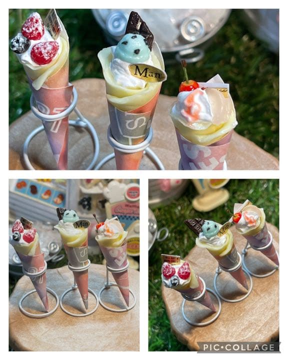 初売りSALE キュンかわクレープ3種類スタンド付きセット