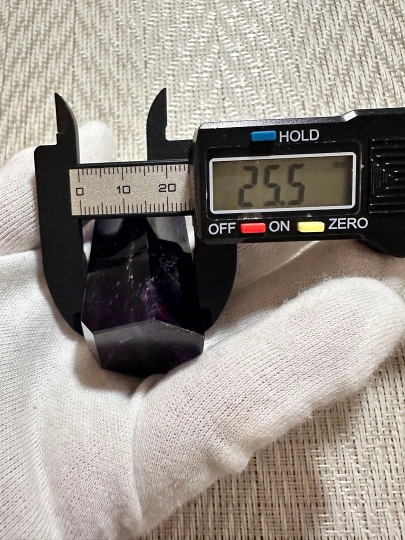 極美品 ボリビア産アメトリン ポイント 高発色 バイカラー水晶 348