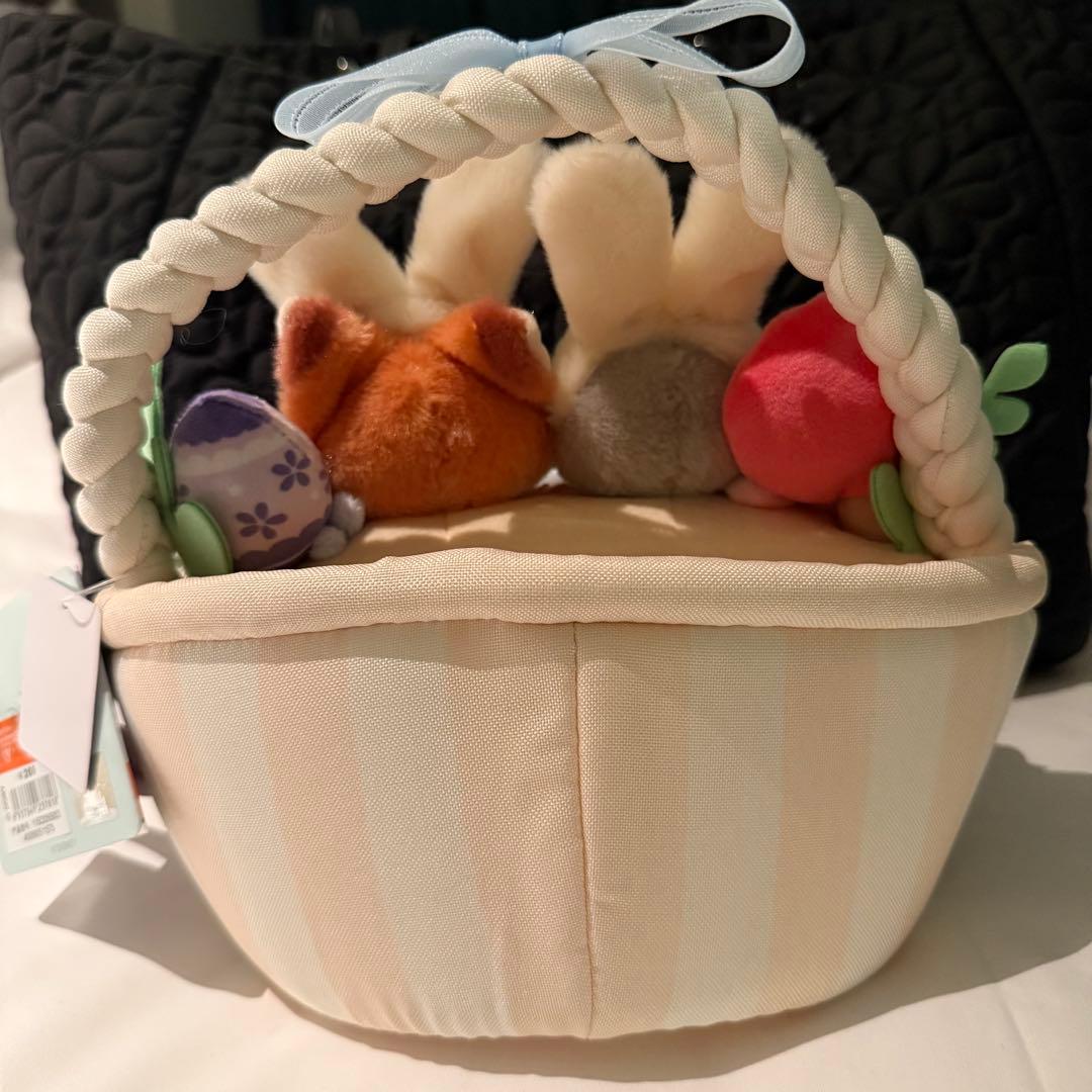 上海ディズニー　ズードピア　ニック&ジュディ　ぬいぐるみ籠