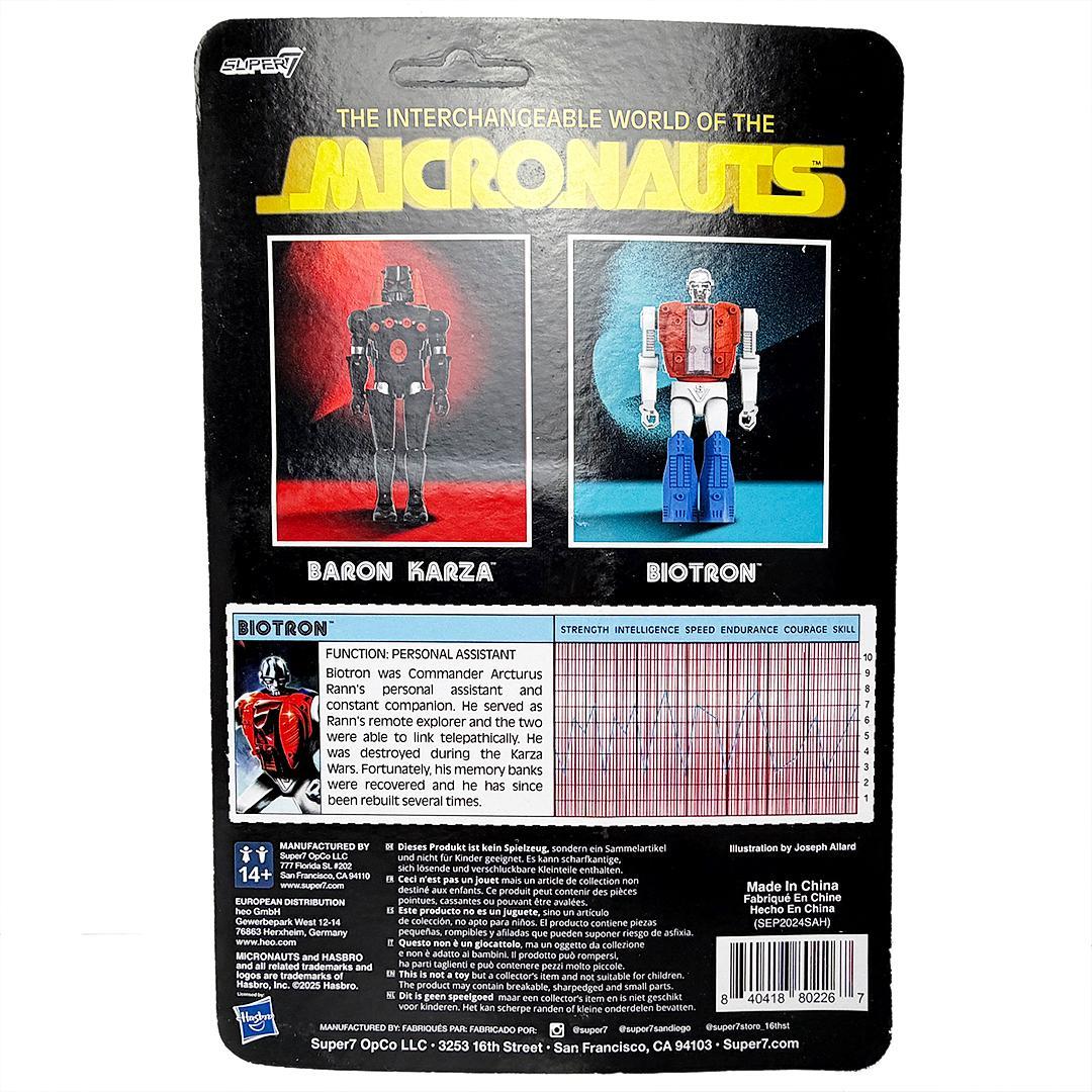 未開封 SUPER7 マイクロノーツ バイオトロン ReAction ミクロマン