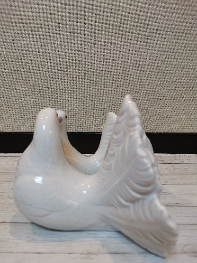 リヤドロ　つがいの鳩　★絶版★美品★縁起物★