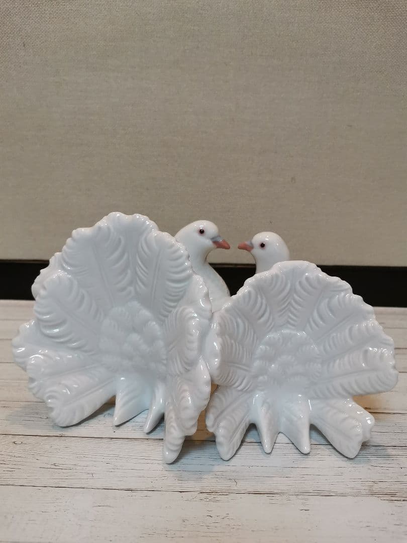 リヤドロ　つがいの鳩　★絶版★美品★縁起物★