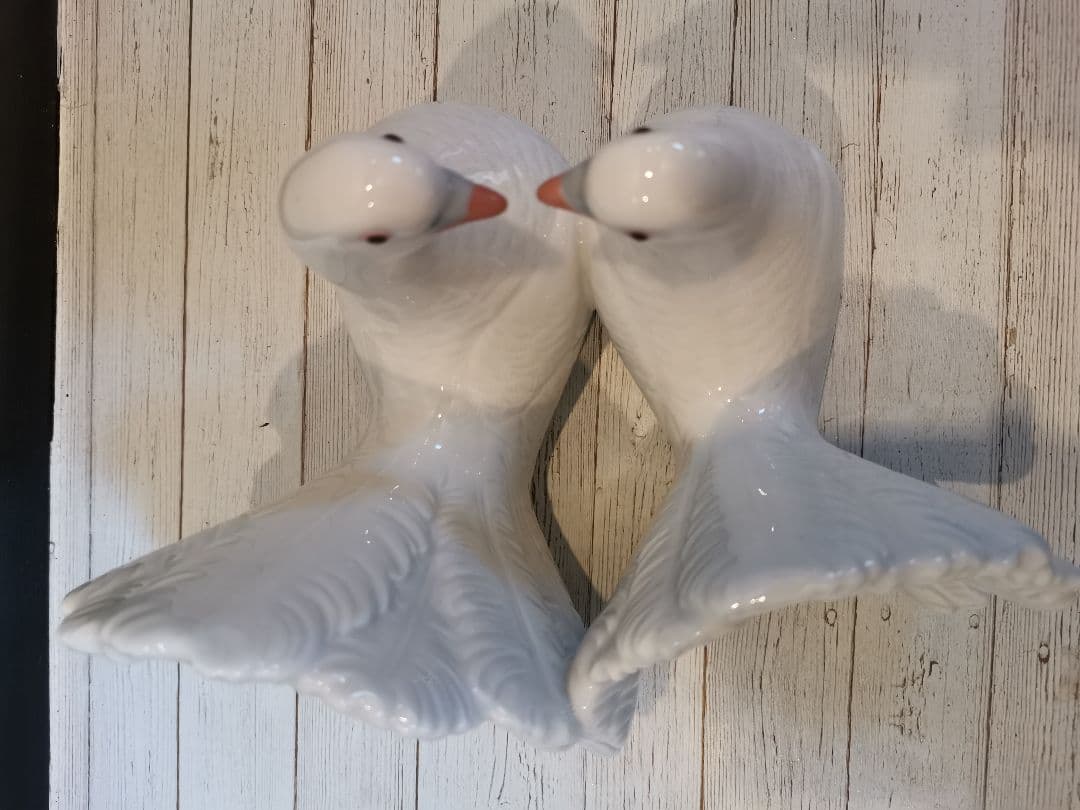 リヤドロ　つがいの鳩　★絶版★美品★縁起物★