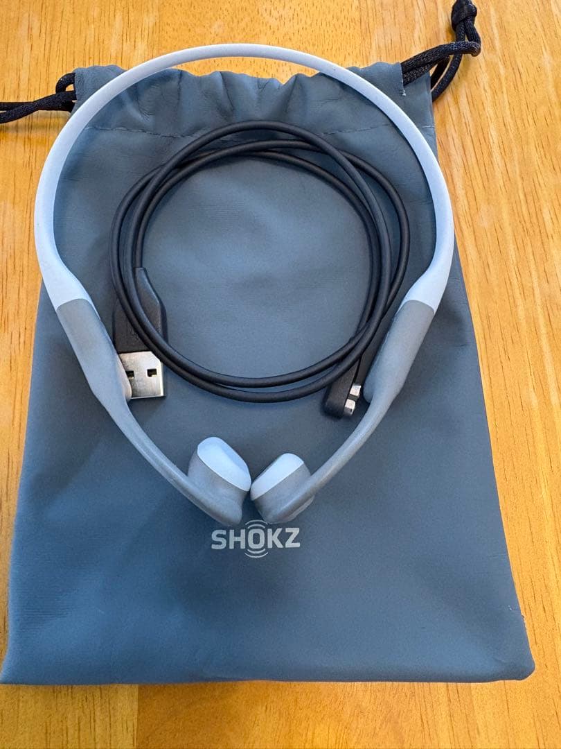 SHOKZ OPENRUN ワイヤレスイヤホン グレー