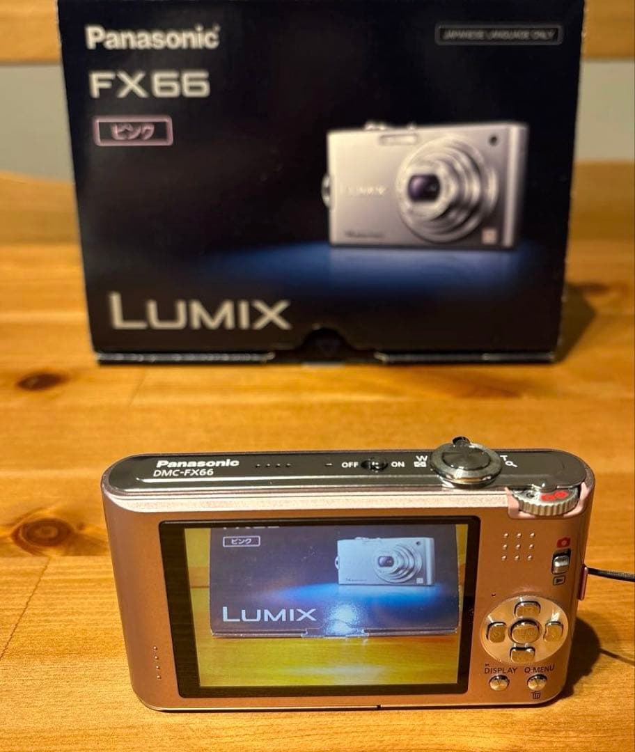 【美品】Panasonic LUMIX DMC-FX66 ピンク