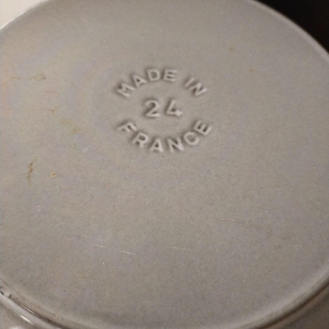 トコトコ/ストウブ　フレンチ　ルースターココット　グレー　ニワトリ