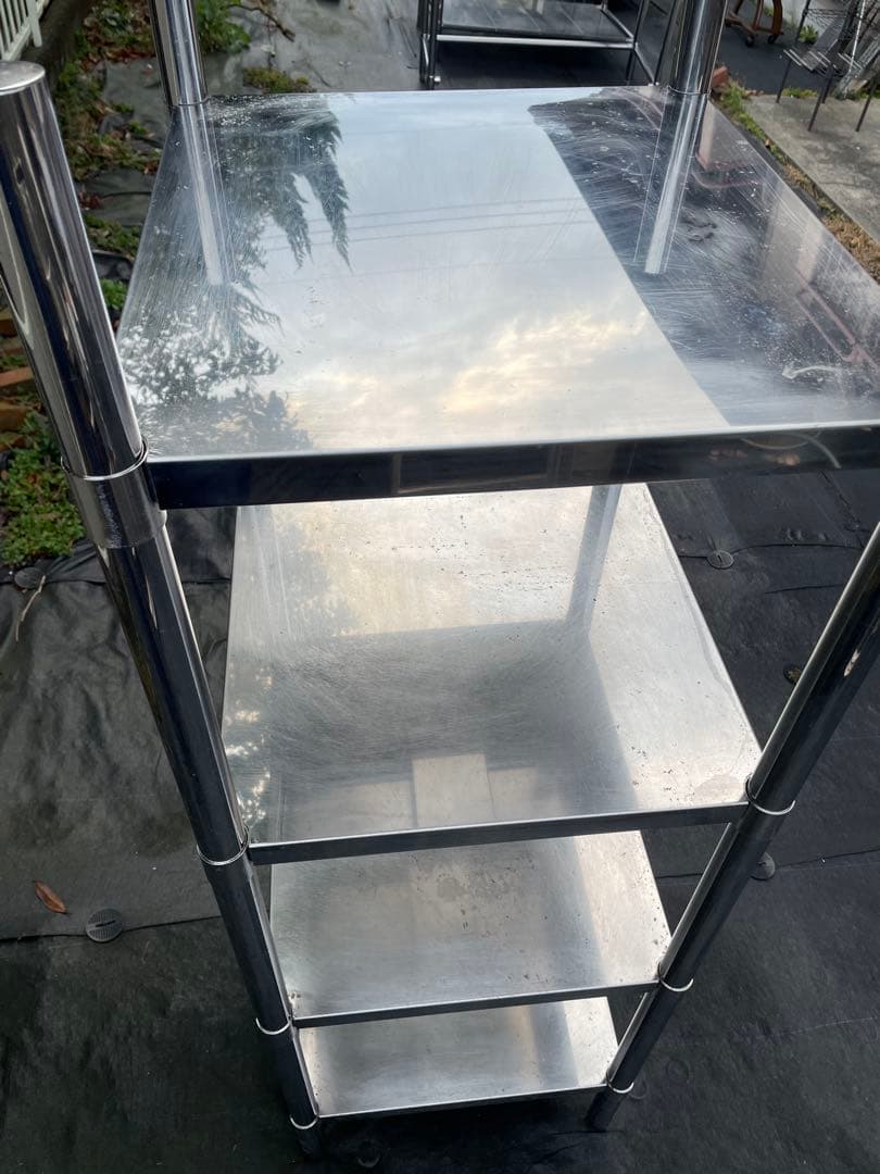 業務用ステンレス　棚　４段