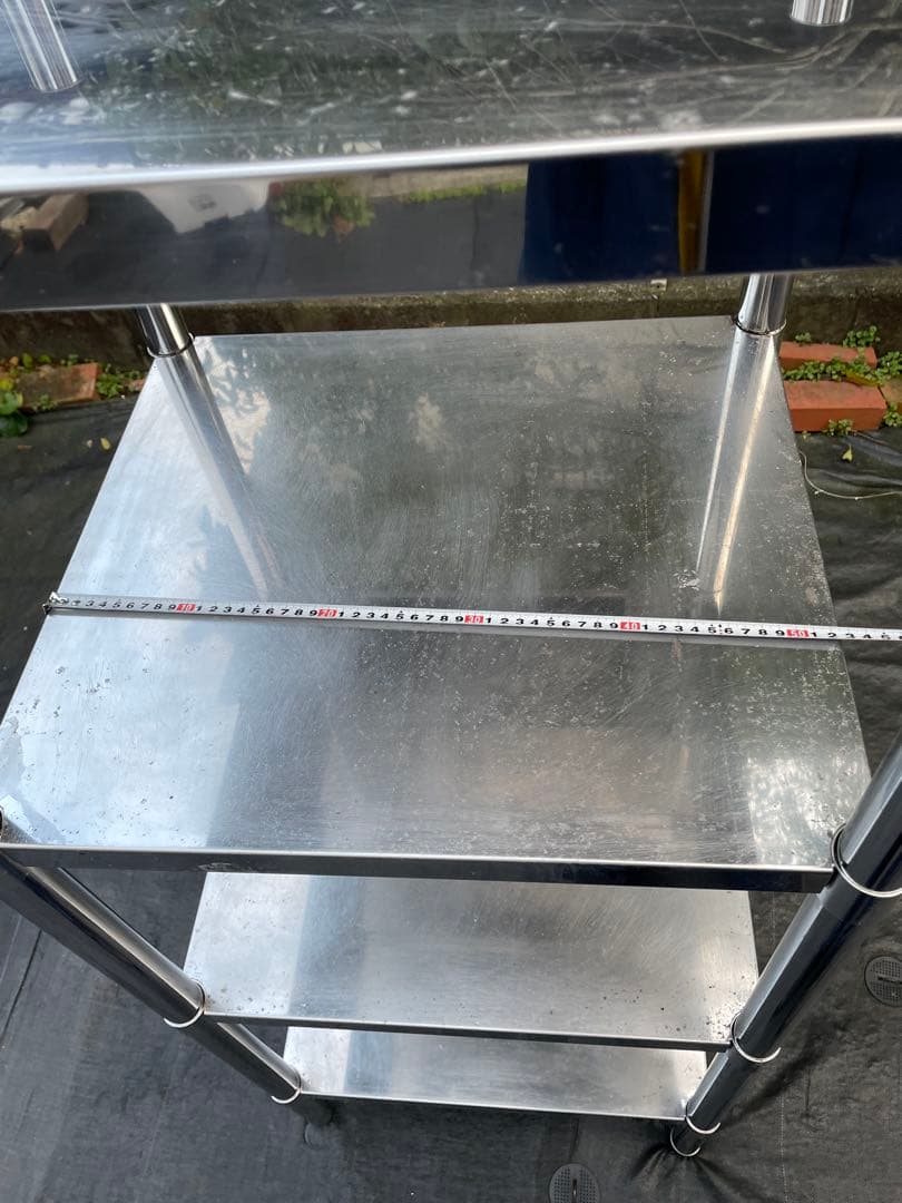 業務用ステンレス　棚　４段