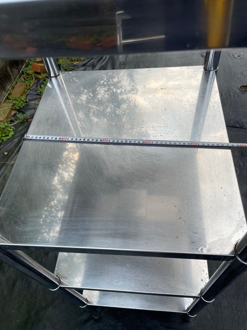 業務用ステンレス　棚　４段