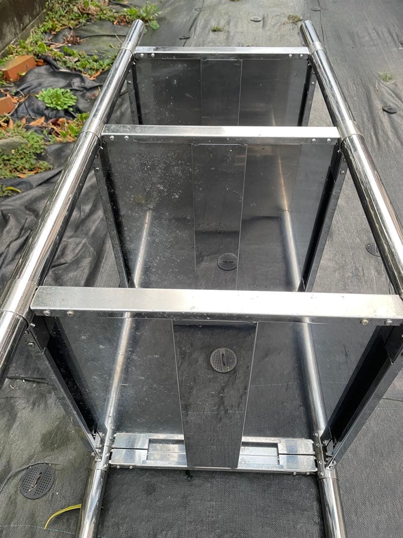 業務用ステンレス　棚　４段