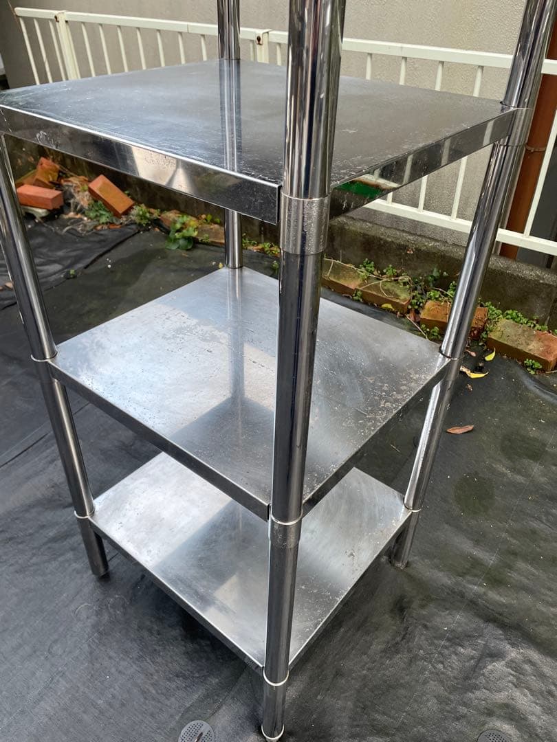 業務用ステンレス　棚　４段