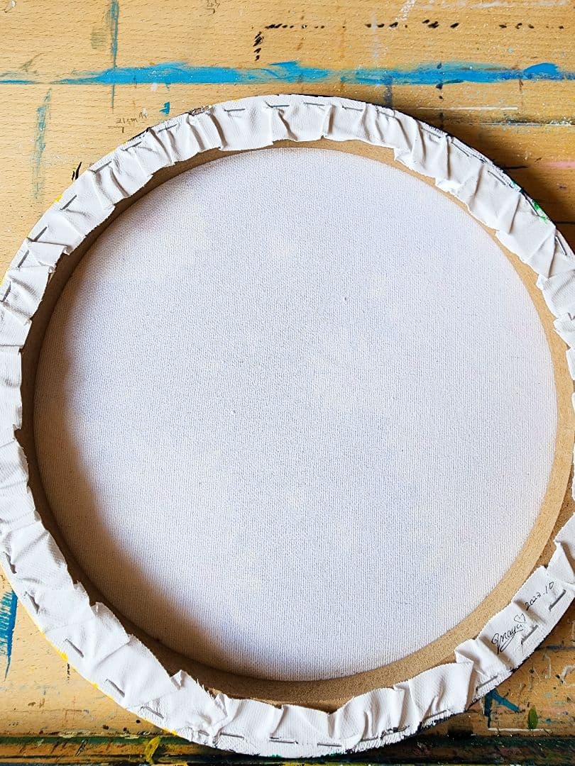 アクリル画　花の絵