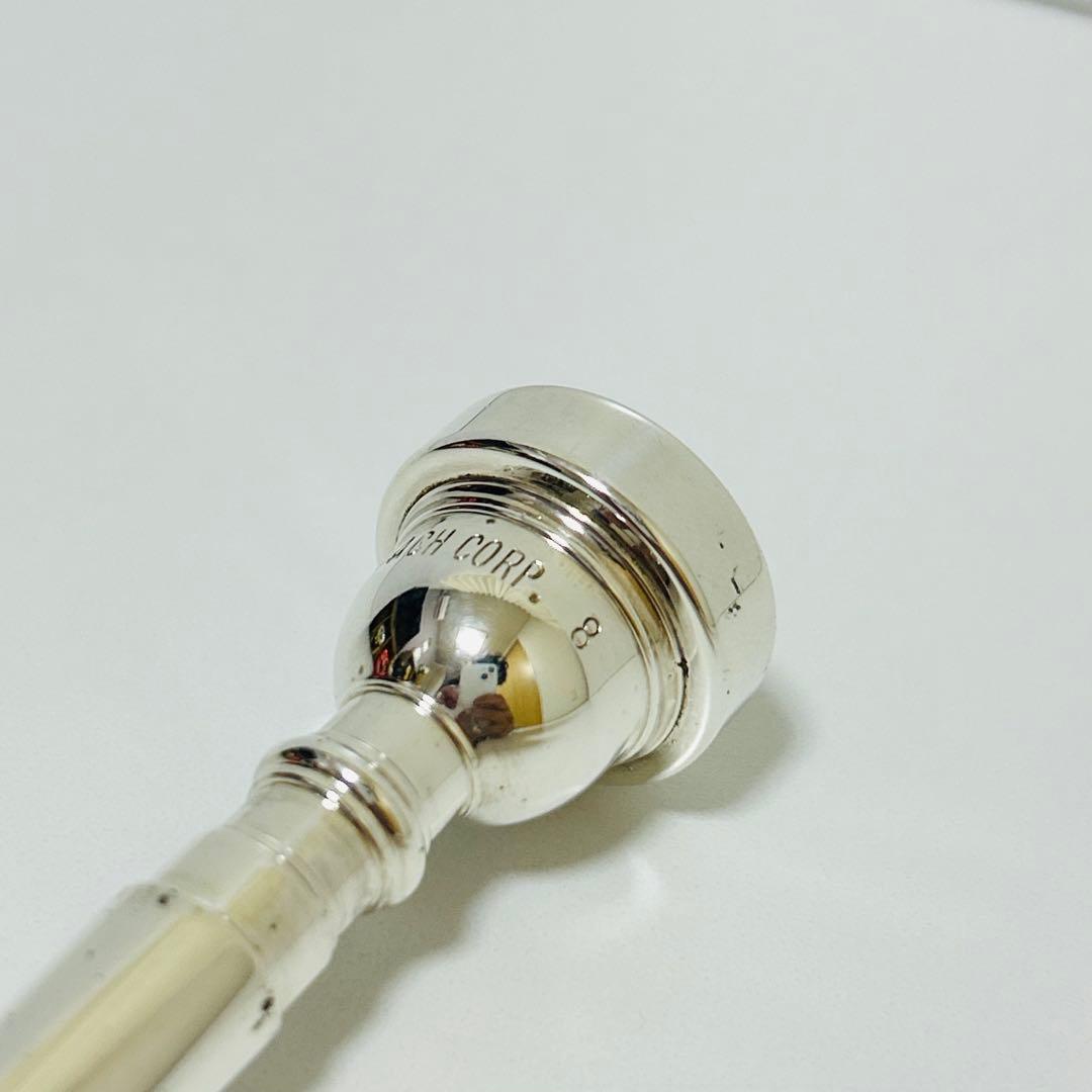 【美品】V.BACH CORP. 8 トランペット用 マウスピース シルバー