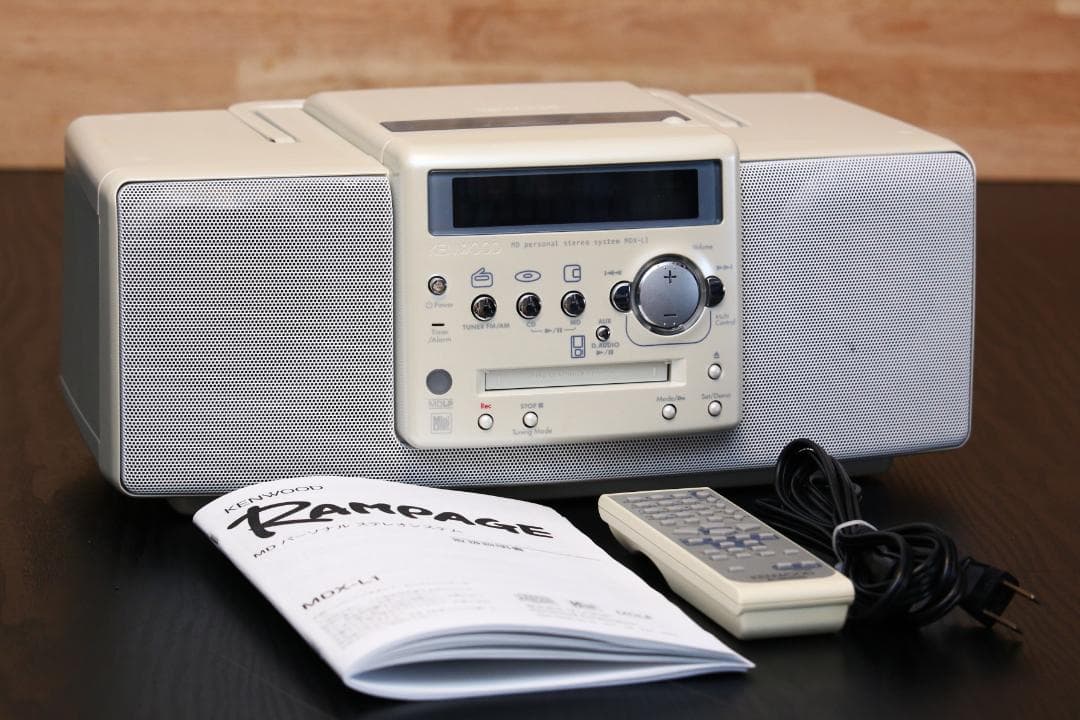 KENWOOD MDX-L1 CD/MD/TUNER コンポ ラジカセ 極美品