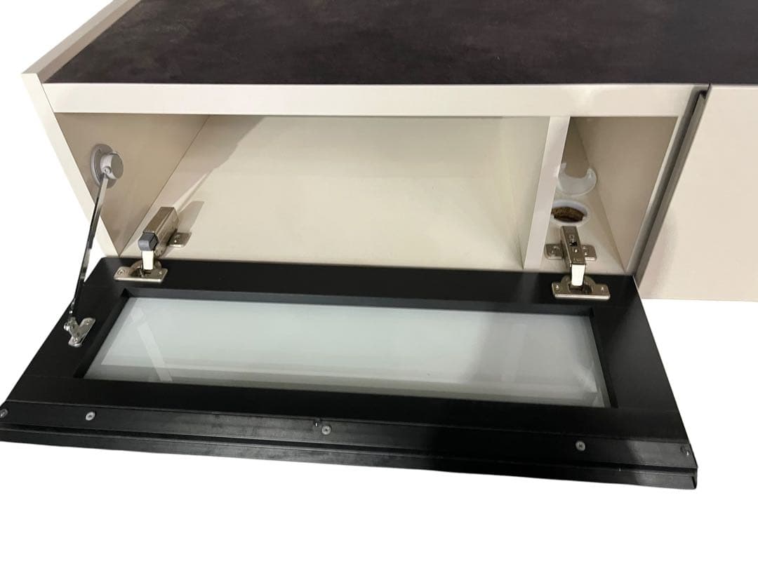 【美品】パモウナ テレビボード テレビ台 シルキーアッシュ　直接配送、設置