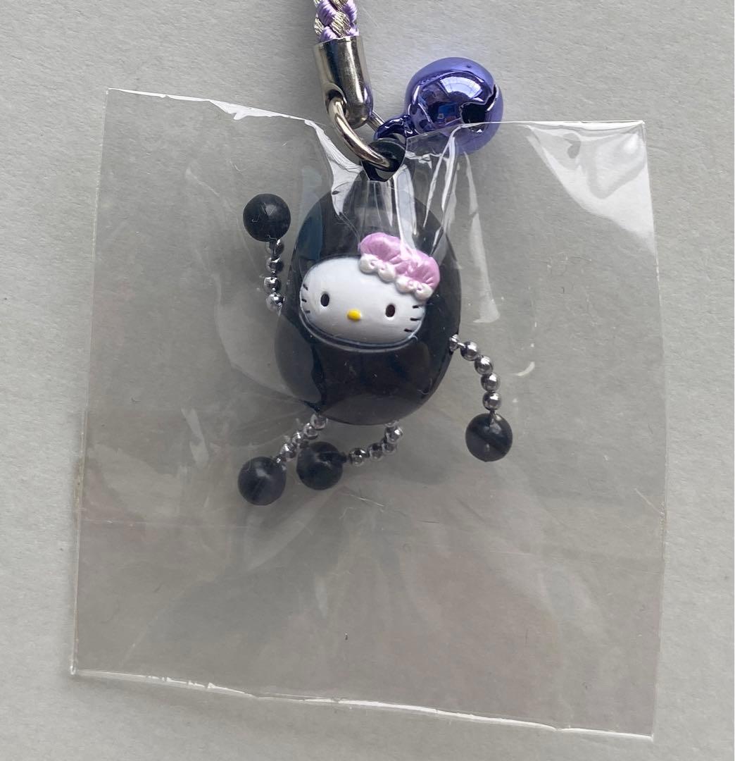 激レア　希少　ご当地限定キティ　根付　丹波限定　丹波黒豆　2007年　黒豆