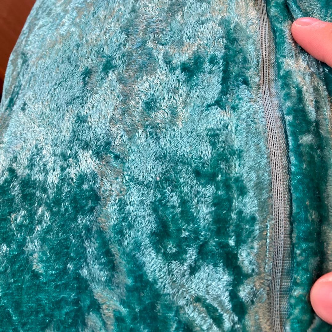 クッションカバー　インド　アジアン風　緑