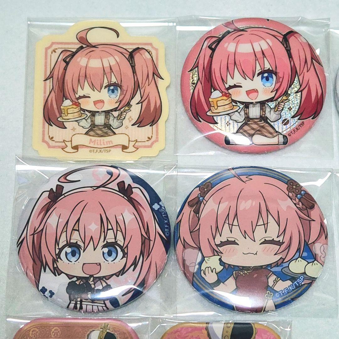 ミリム　缶バッジ　ステッカー　カード　転生したらスライムだった件　転スラ