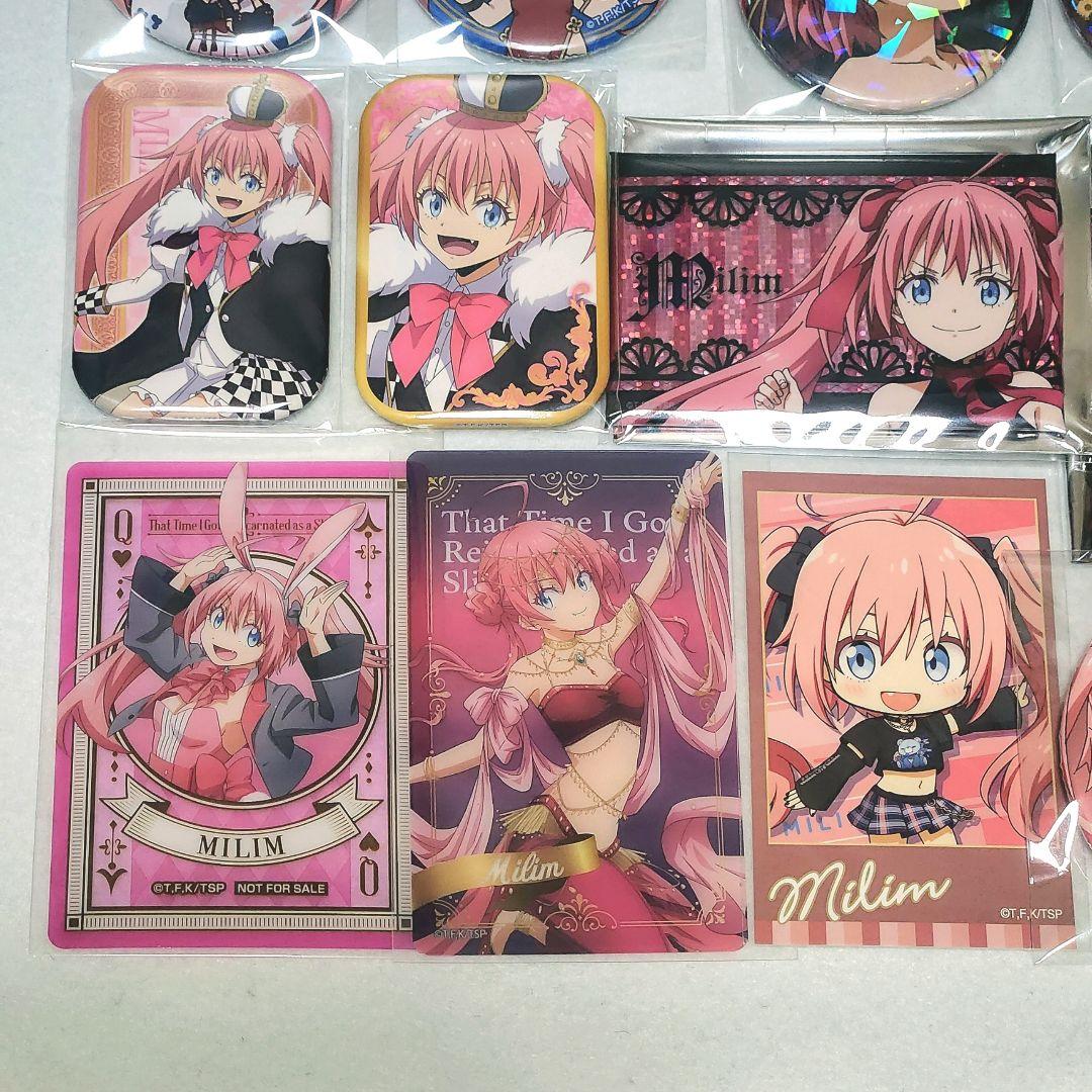 ミリム　缶バッジ　ステッカー　カード　転生したらスライムだった件　転スラ