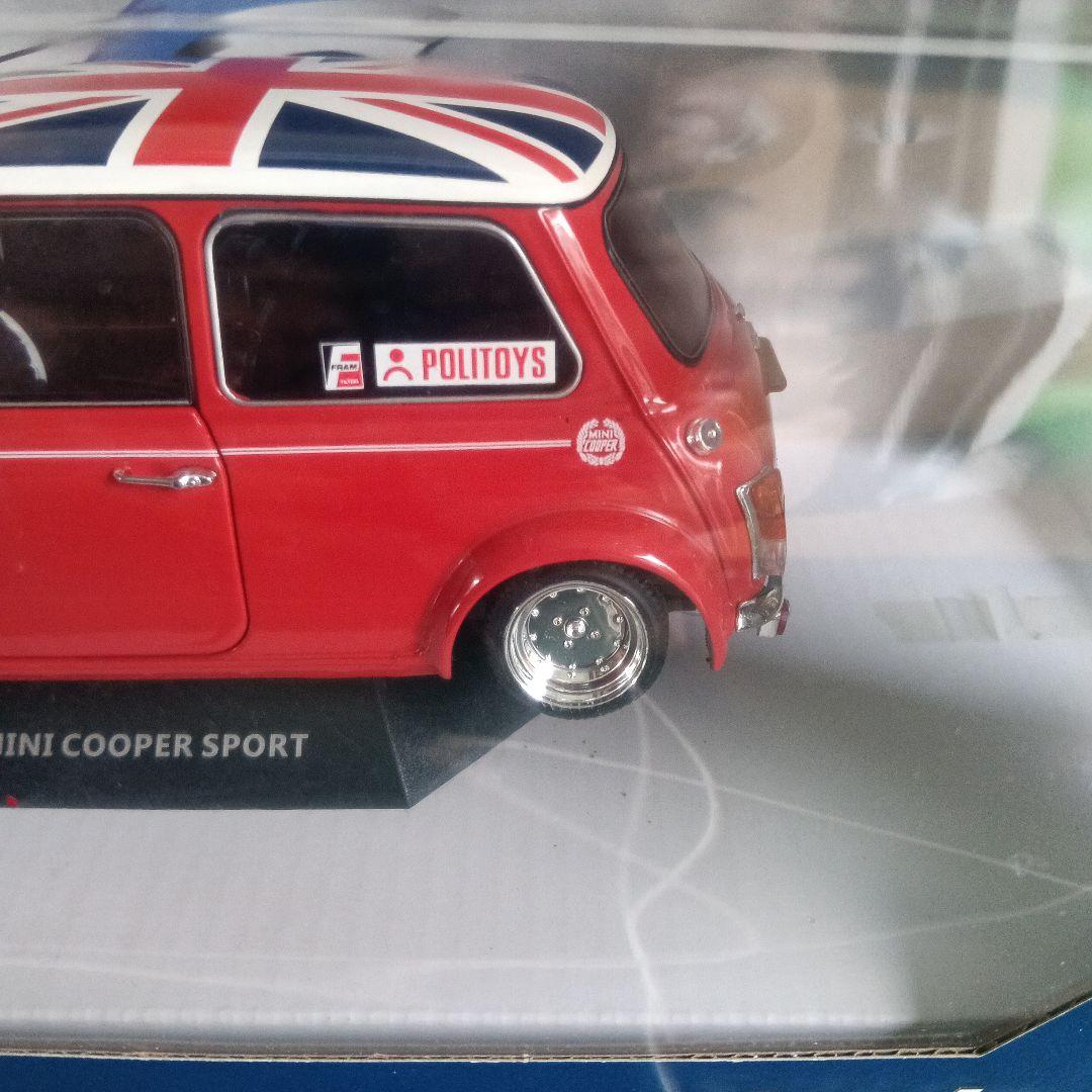 POLITOYS MINI COOPER SPORT 赤1／18ムーンアイズ