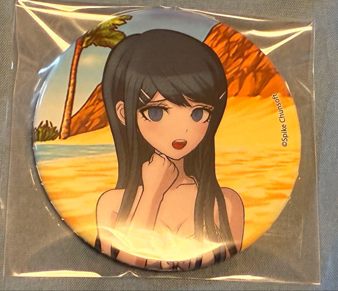 ダンロン　水着　缶バッジ　霧切響子・舞園さやか