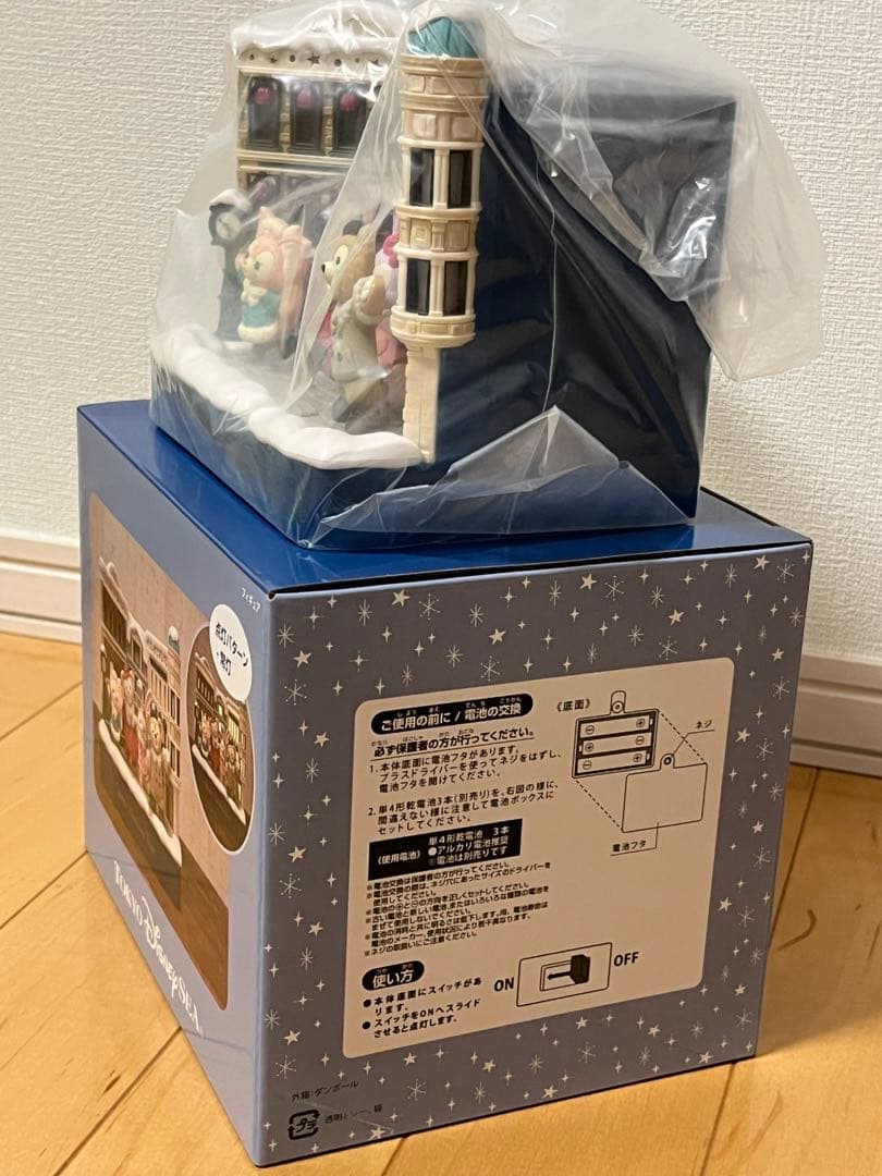 [未使用品]ダッフィー＆シェリーメイ(ウィンター・トゥインクリング・タウン)