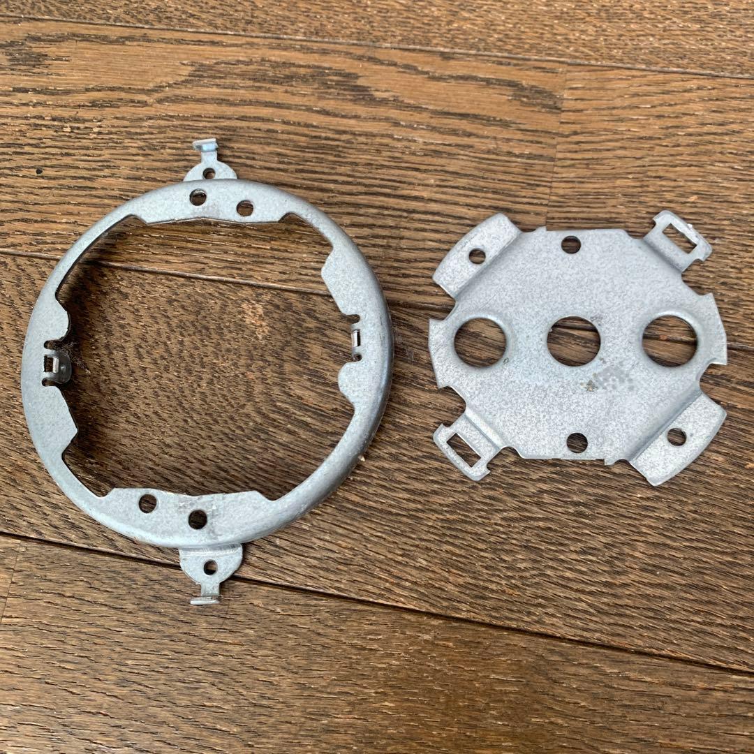 【中古品】アンティーク天井照明　シェルガラス