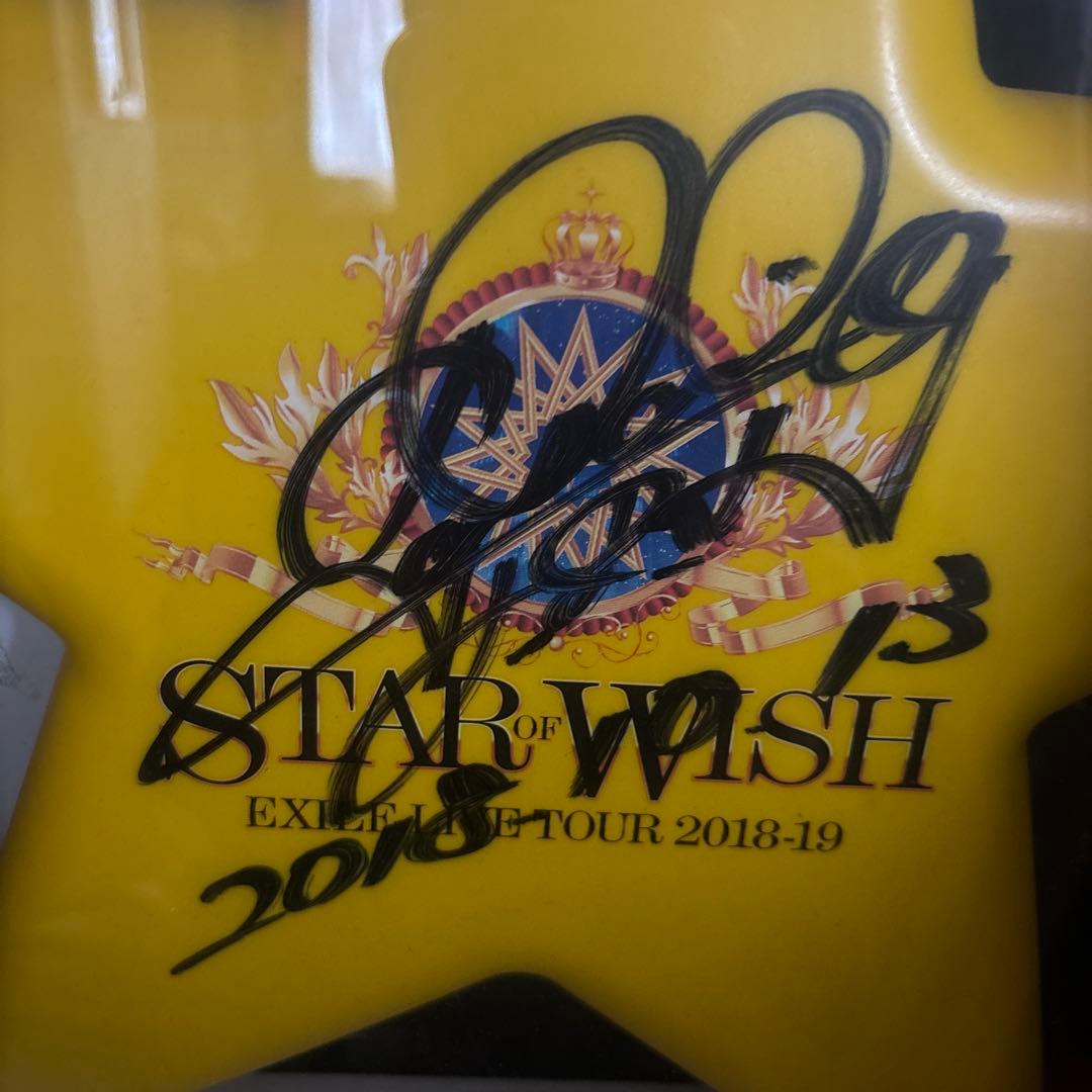 EXILE TRIBE STAR OF WISH サイン入り　TAKAHIRO