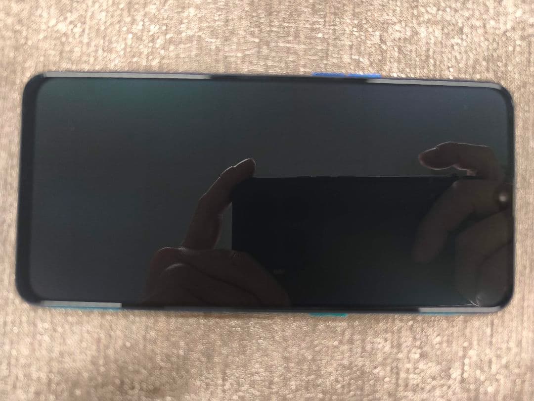 OppoRenoA スマートフォン グラデーションブルー