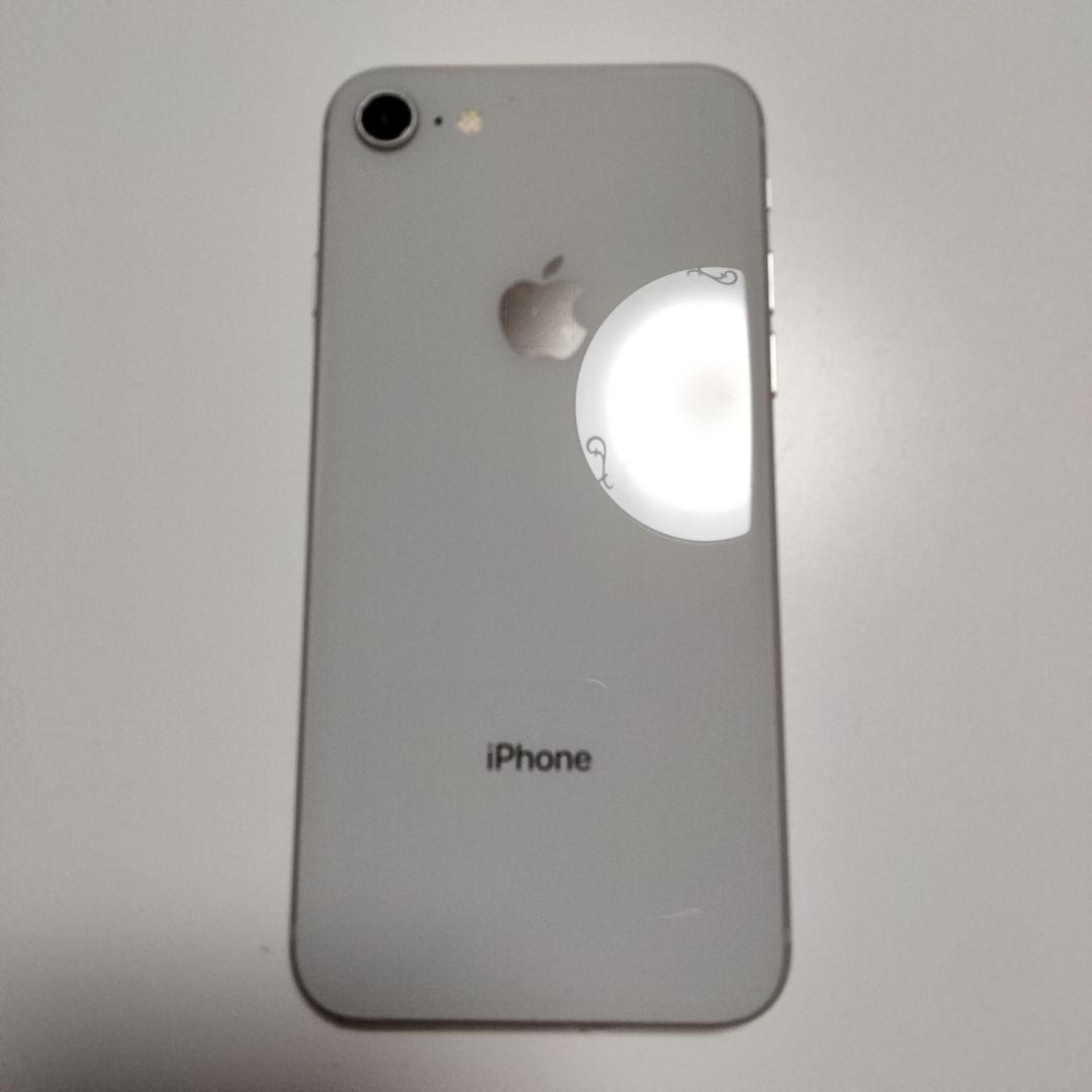 【iPhone 8 ホワイト 256GB SIMフリー 美品 バッテリー良好】