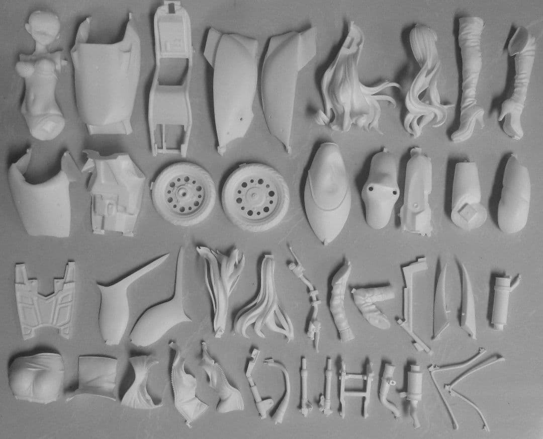 遠坂凛　ガレージキット　Fate　フェイト　未塗装未組立　ガレキ　美女　1/7