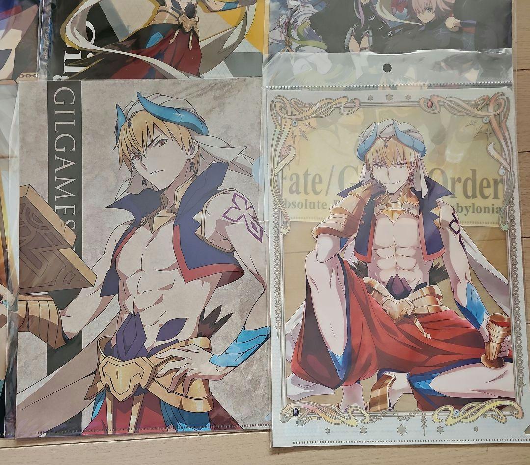 FGO 　ギルガメッシュ　クリアファイル　クリアポスター