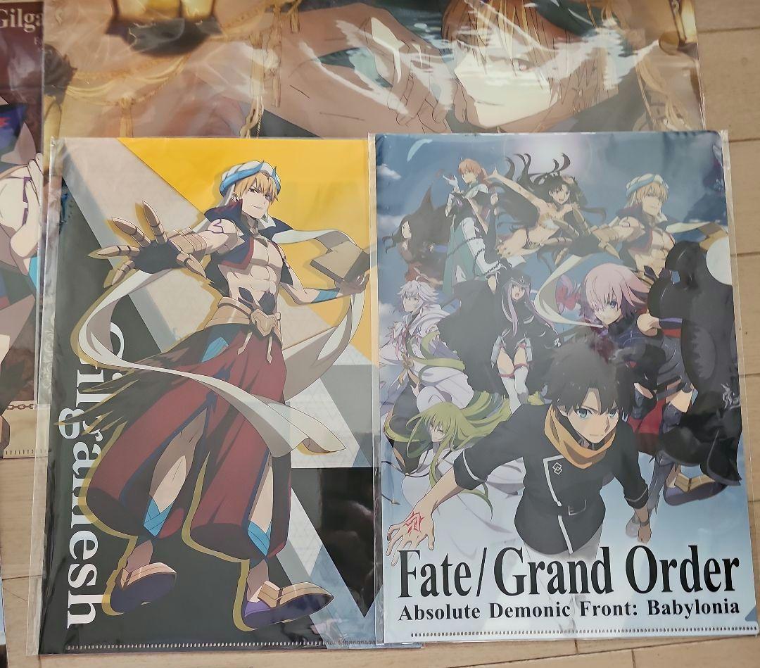 FGO 　ギルガメッシュ　クリアファイル　クリアポスター