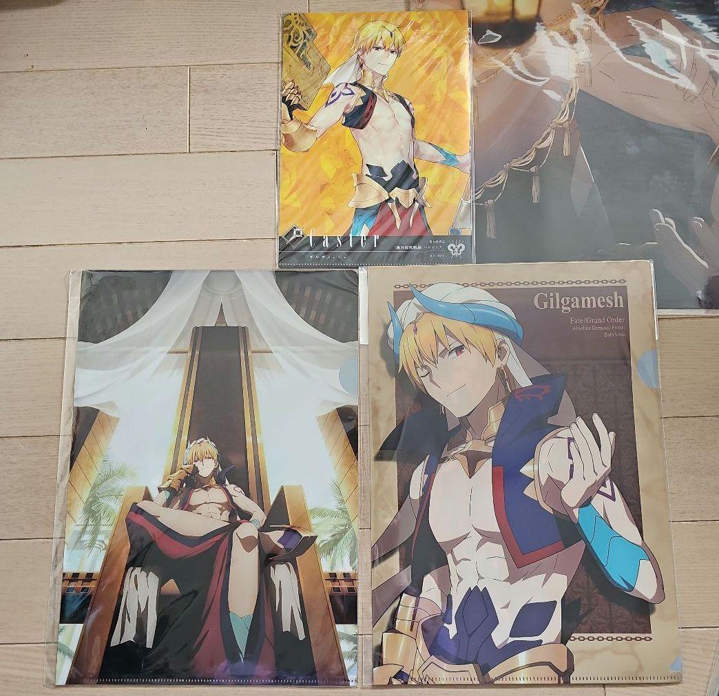 FGO 　ギルガメッシュ　クリアファイル　クリアポスター