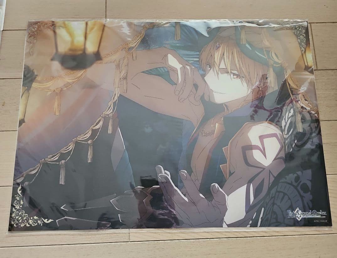 FGO 　ギルガメッシュ　クリアファイル　クリアポスター