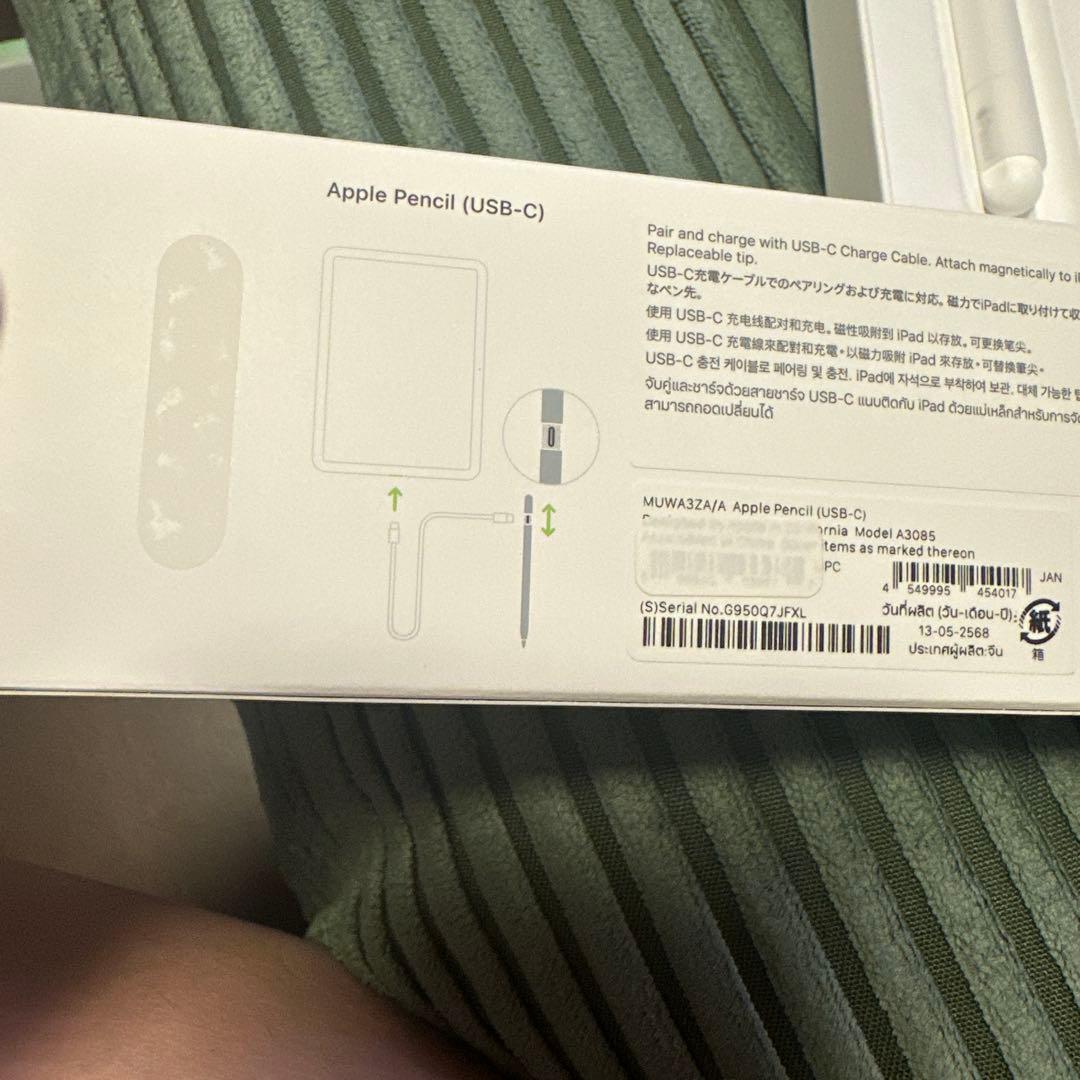 Apple Pencil (USB-C) 本体　純正　新品未使用