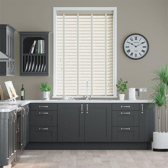 【値下げ】未使用　ウッドブラインド　クリームベージュ　152×181