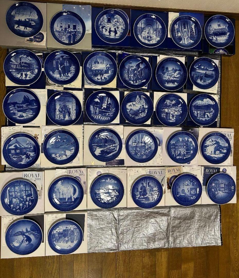 ロイヤルコペンハーゲン　イヤープレート32枚