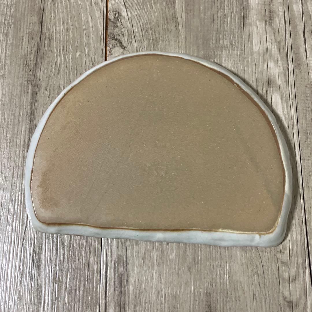 E-1 【極美品】高級 和食器 半月皿 5枚セット 金銀彩 和紙風お正月 銘々皿