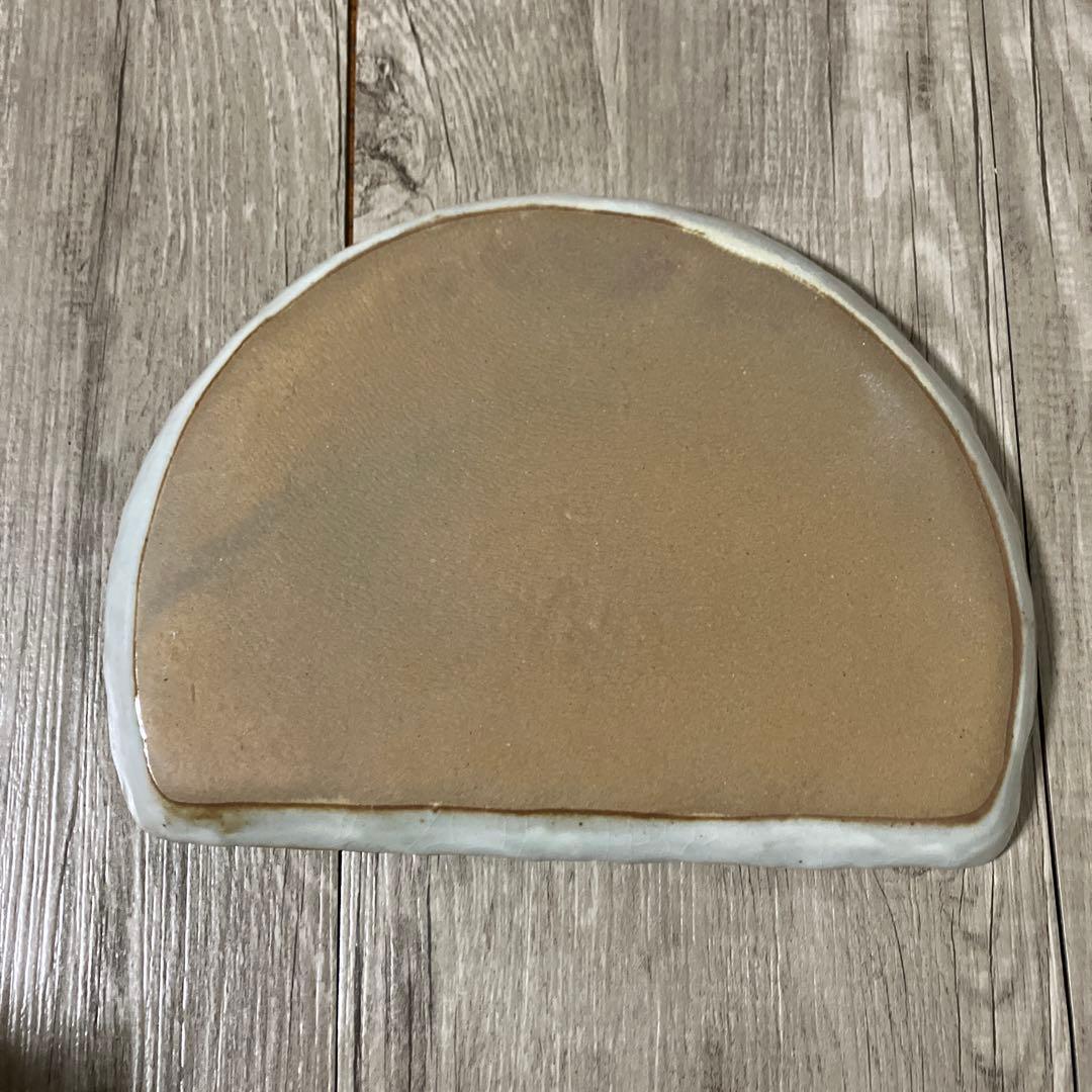 E-1 【極美品】高級 和食器 半月皿 5枚セット 金銀彩 和紙風お正月 銘々皿