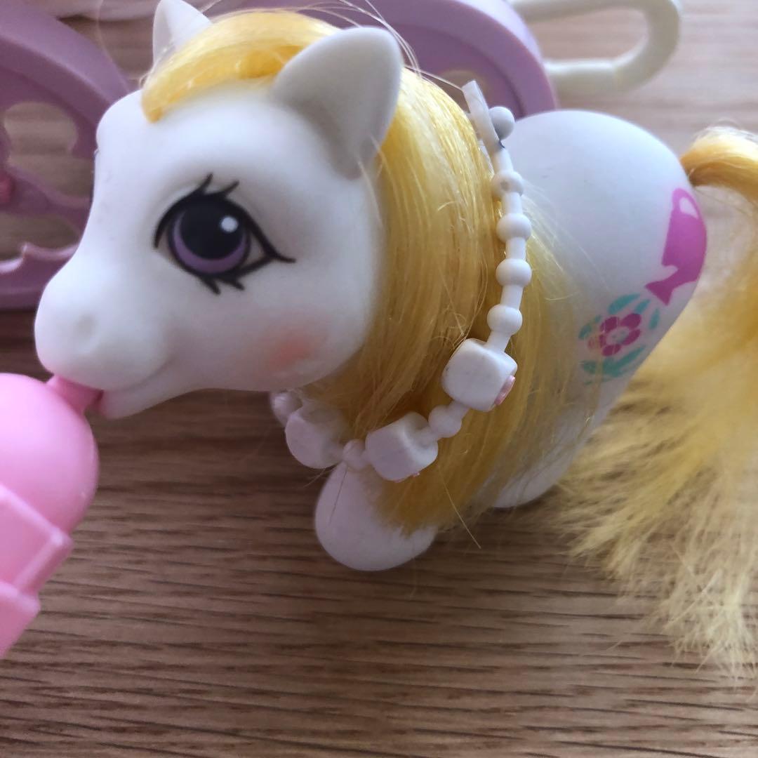 G1マイリトルポニー♡ベビーカー（バギー）♡母乳瓶♡ネックレスつき