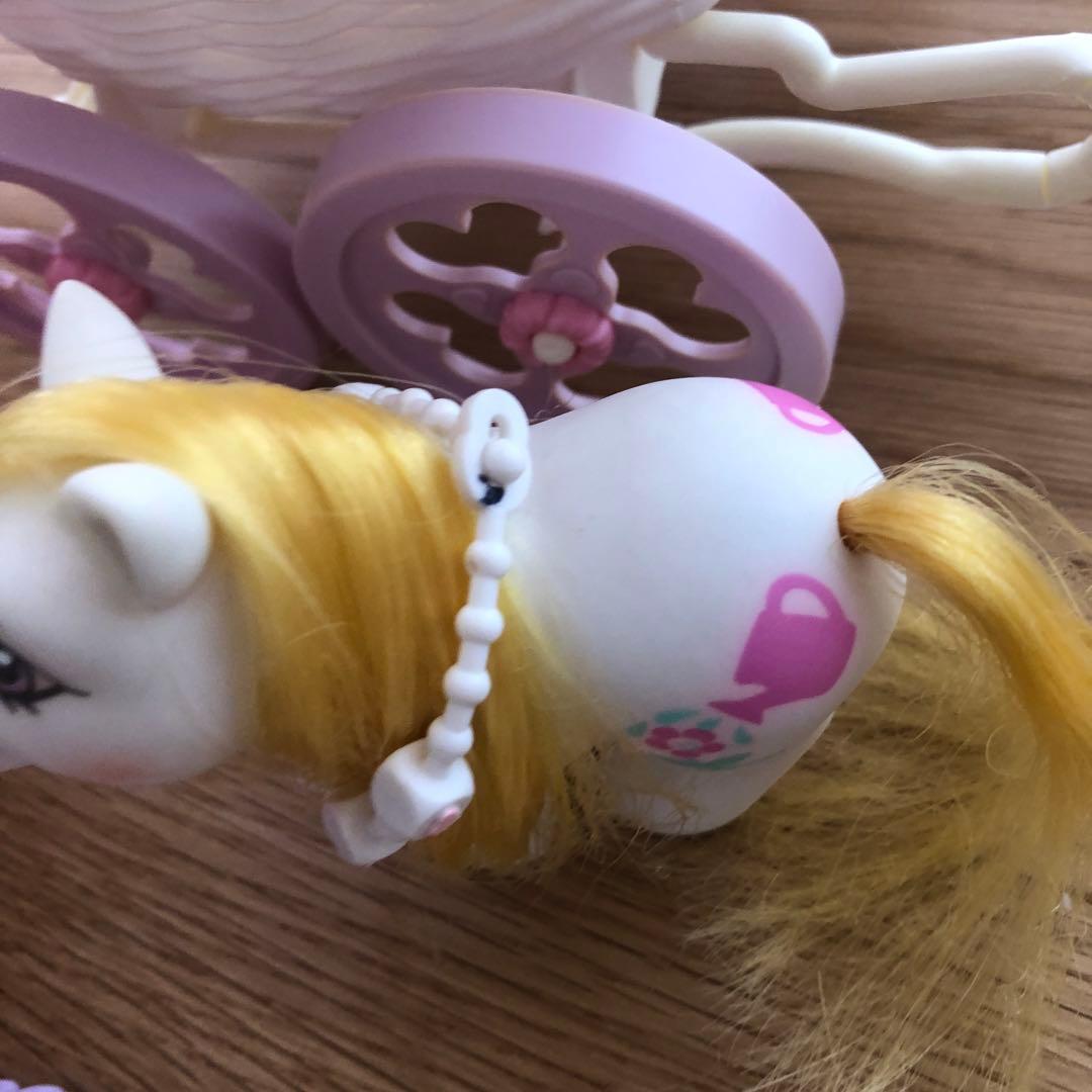 G1マイリトルポニー♡ベビーカー（バギー）♡母乳瓶♡ネックレスつき