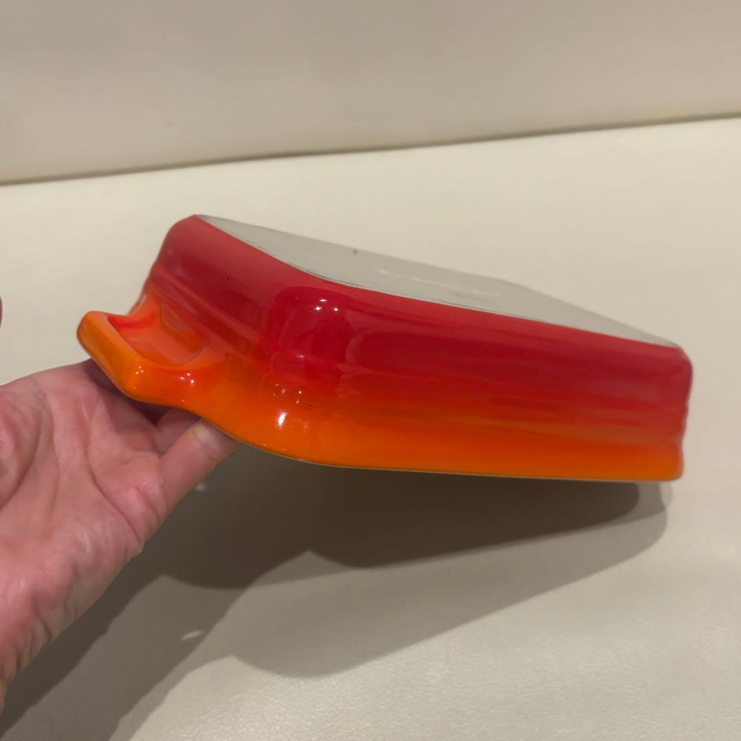 LE CREUSET レジェ・レクタンギュラー・プレート/グラタン皿 各2枚