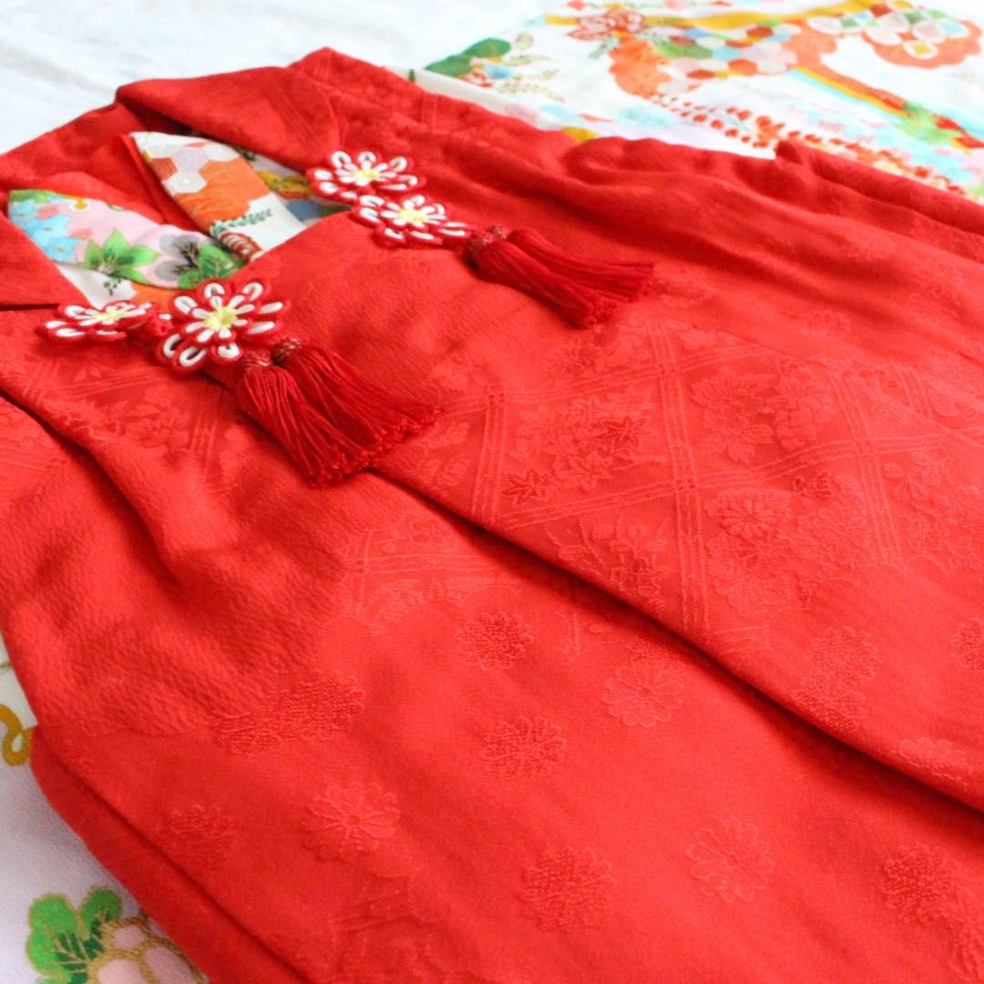 七五三 ひなまつり 3歳 女の子 子供 アンティーク 着物 被布 セット